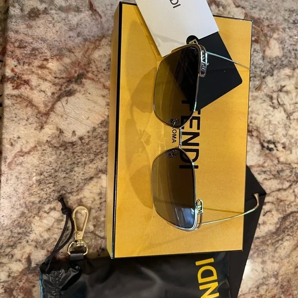 BRAND NEW FENDI SUNGLASSES IN CASE Fendi | Accessories | Brand New In Box Authentic Fendi  main image 3